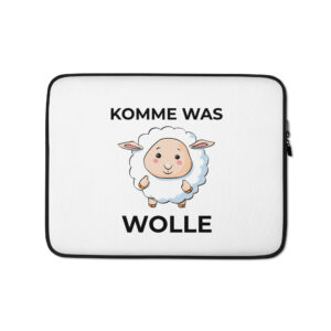 Laptop-Tasche “Komme was Wolle”